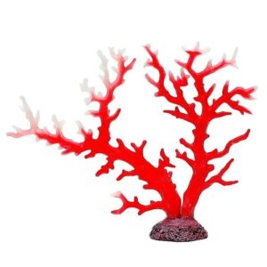 Коралл пластиковый красный 34х7х26см